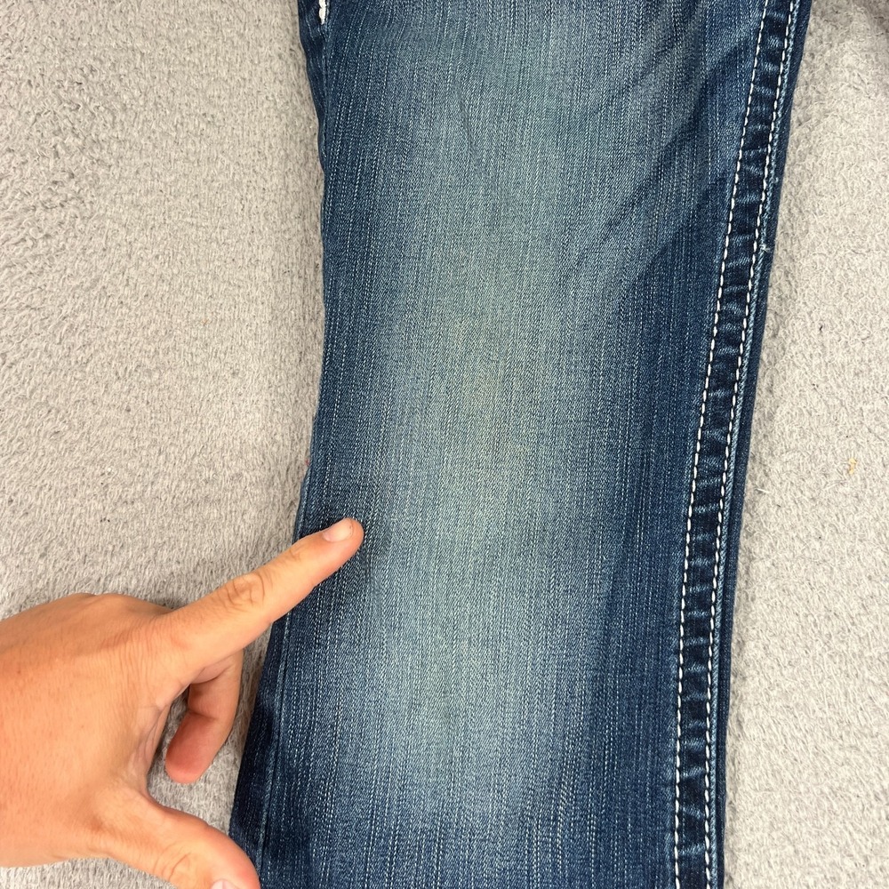 Ariat Real Denim Boot Cut Jeans Low Rise Stretch Denim Western Womens 30R - Picture 8 of 15
